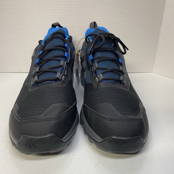 Adidas Men Size 13 Shoes Eastrail NEW 2 R.RDY Black Blue Hiking Trail S24009 - Picture 5 of 10